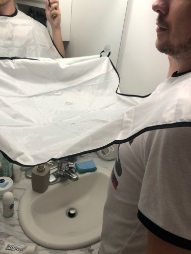 Beard Shaving Bib Cape photo review