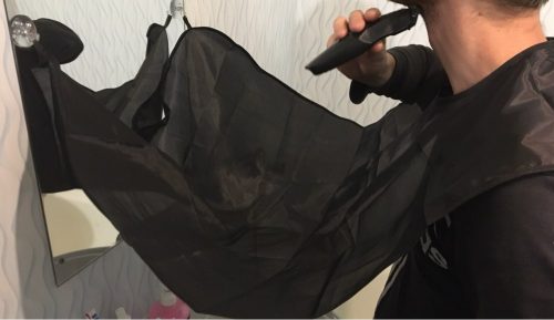 Beard Shaving Bib Cape photo review
