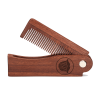 Red Wooden Folding Comb